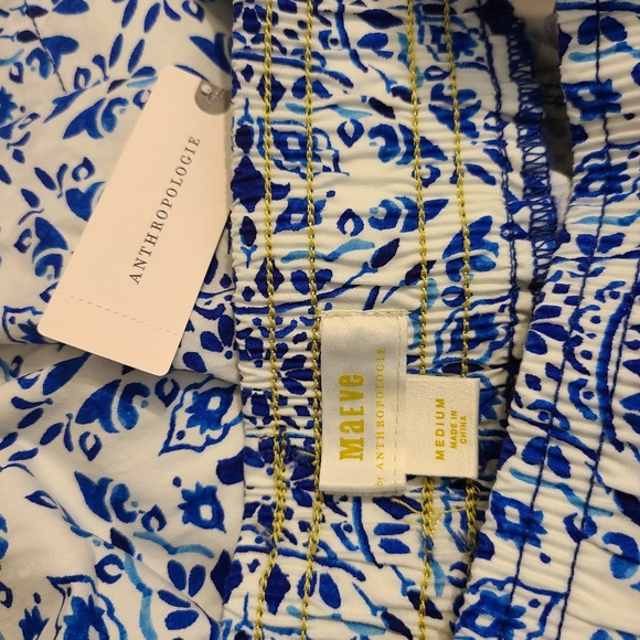 Anthropologie Maeve Cropped Wide-leg Pants - Picture 9 of 9